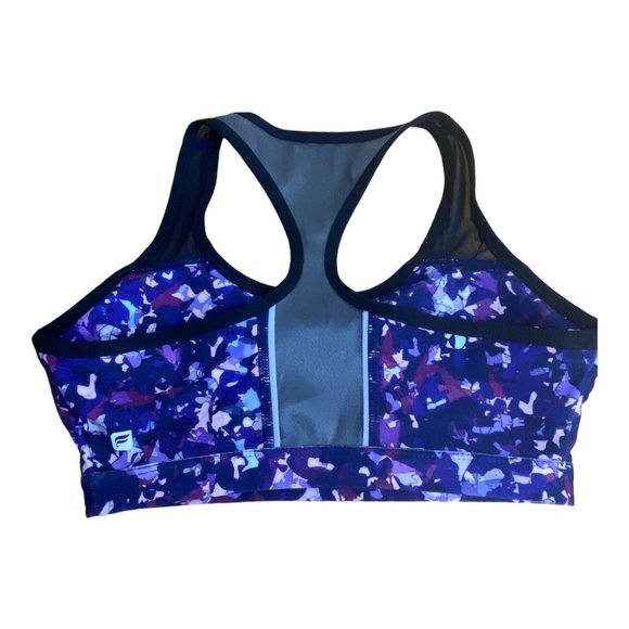 Fabletics Reflective Glow Getter Sports Bra purple *no size tag - Picture 11 of 16